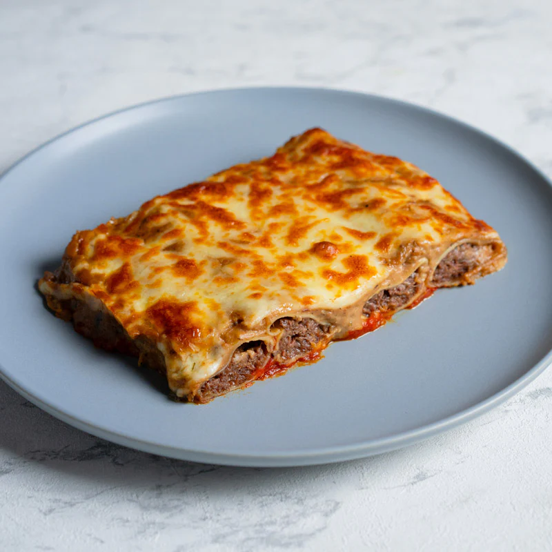 Canelones de pato y pera